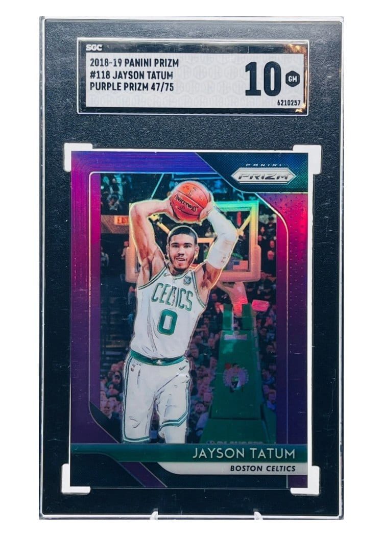 2018 Panini Prizm Jayson Tatum #118 card