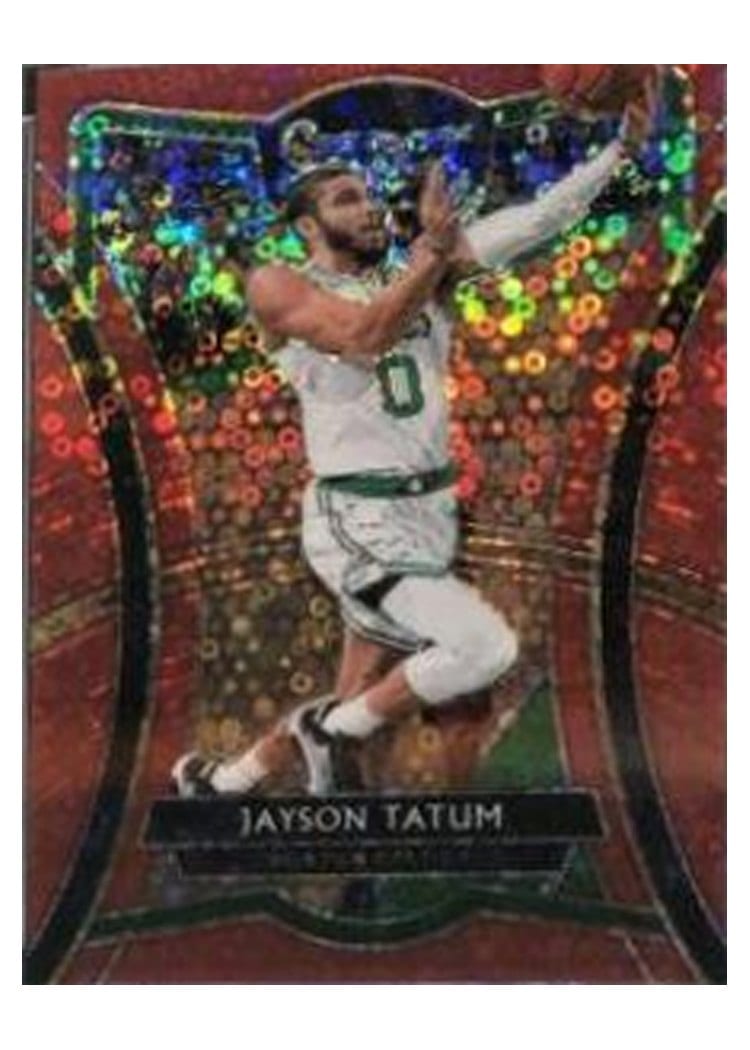 2019-20 Panini Select Base Set Jayson Tatum Red Disco Prizm #190 card