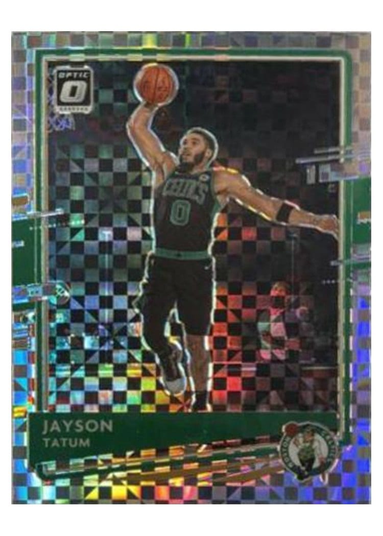 2020-21 Donruss Optic Base Set Jayson Tatum #77 card
