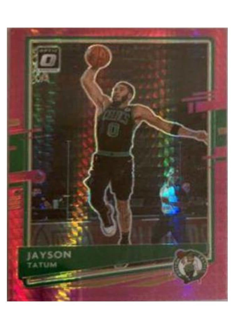 2020-21 Donruss Optic Base Set Jayson Tatum #77 card