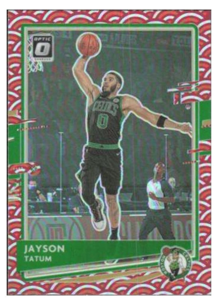 2020-21 Donruss Optic Base Set Jayson Tatum #77 card