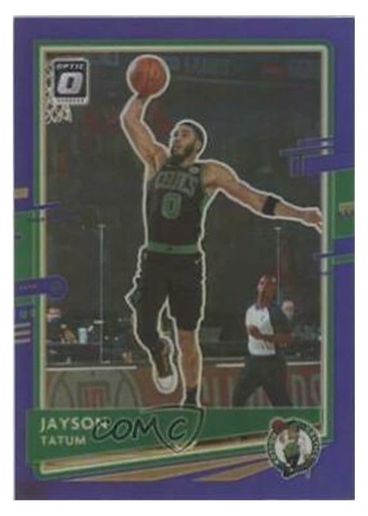2020-21 Donruss Optic Base Set Jayson Tatum #77 card