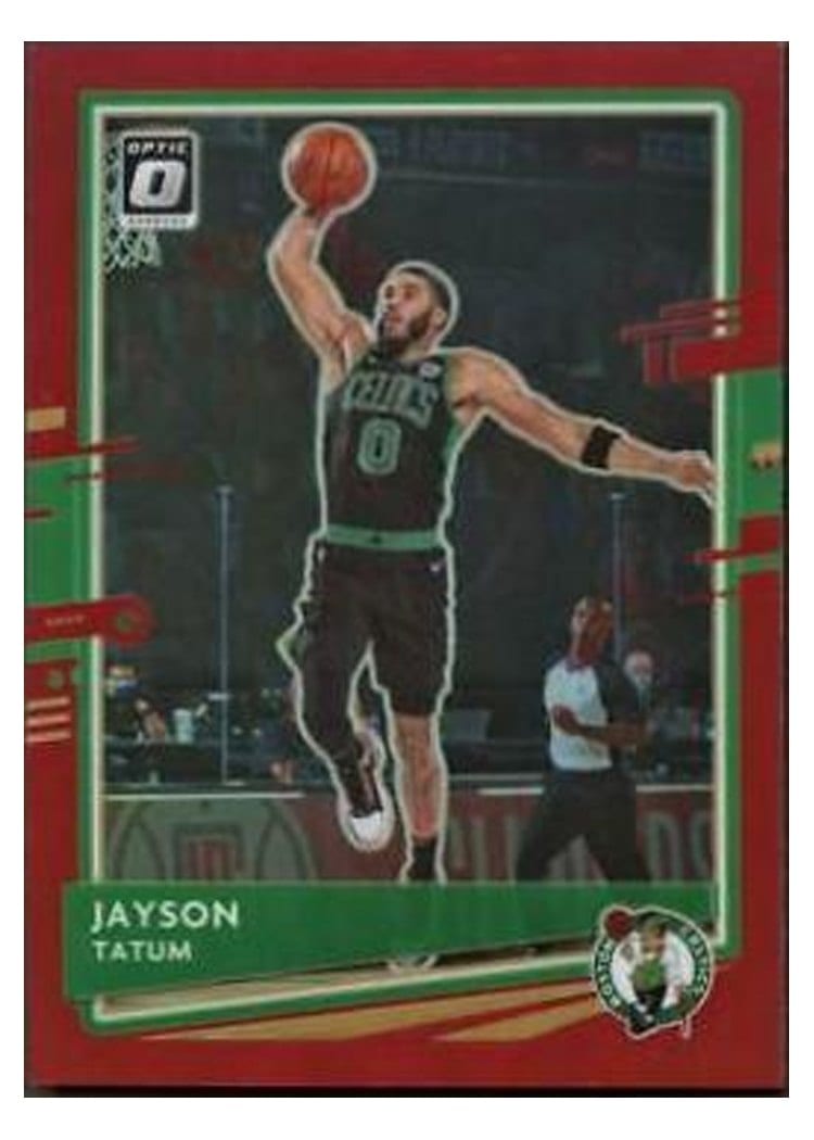 2020-21 Donruss Optic Base Set Jayson Tatum #77 card