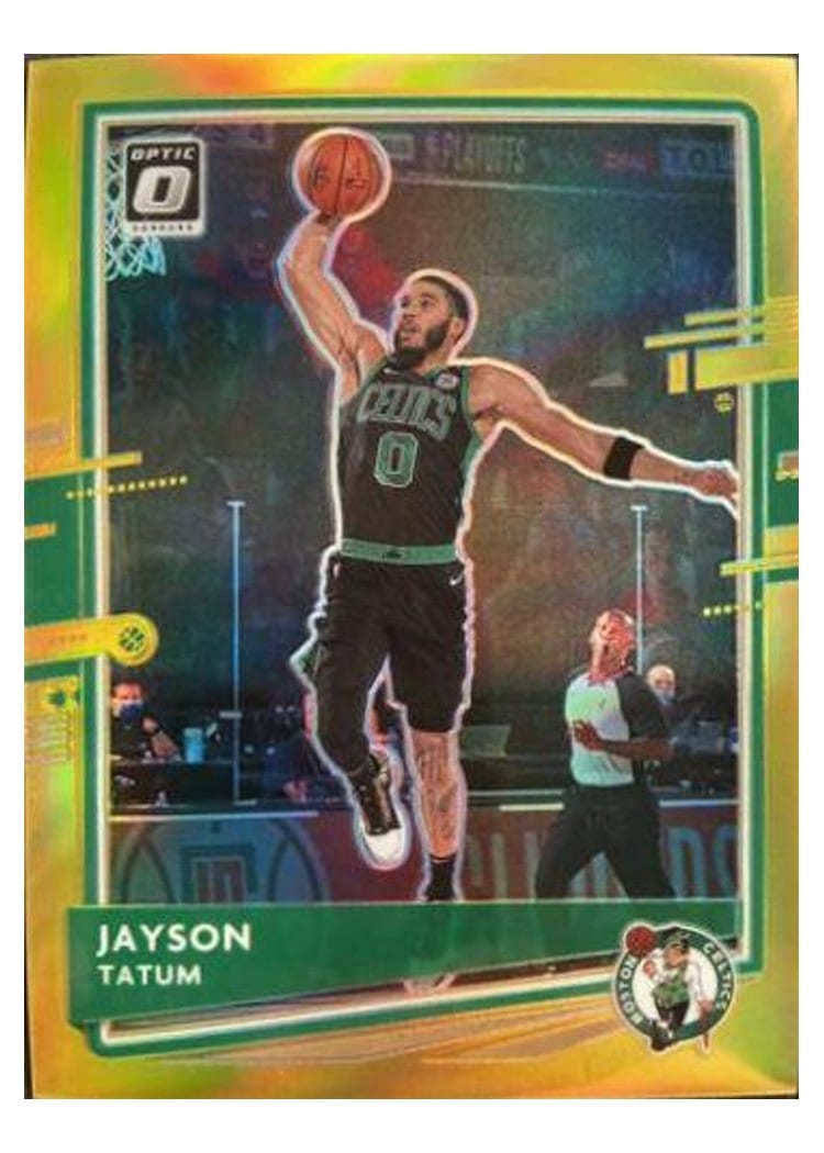2020-21 Donruss Optic Base Set Jayson Tatum #77 card