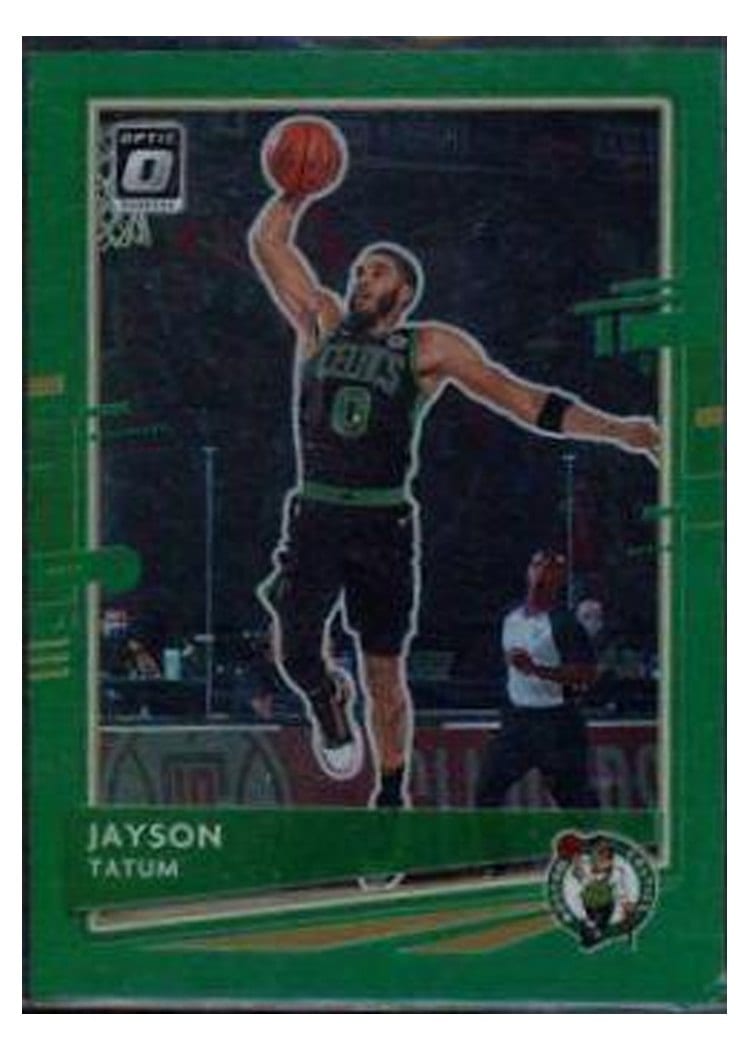 2020-21 Donruss Optic Base Set Jayson Tatum #77 card
