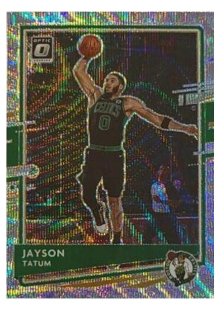 2020-21 Donruss Optic Base Set Jayson Tatum #77 card
