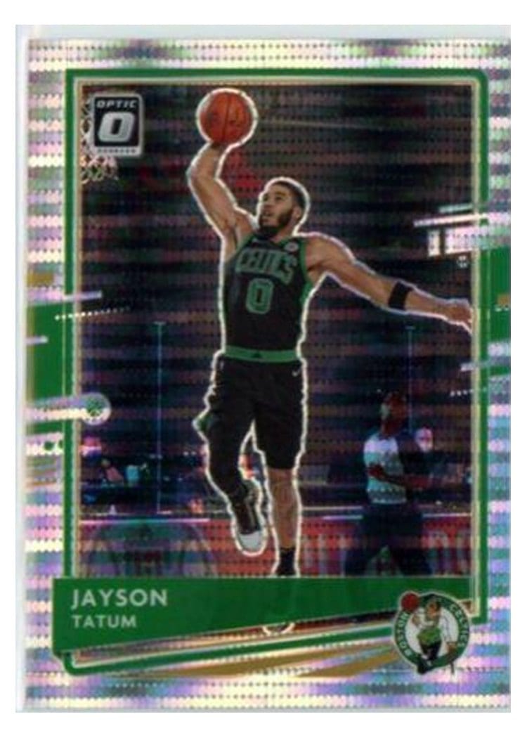 2020-21 Donruss Optic Base Set Jayson Tatum #77 card