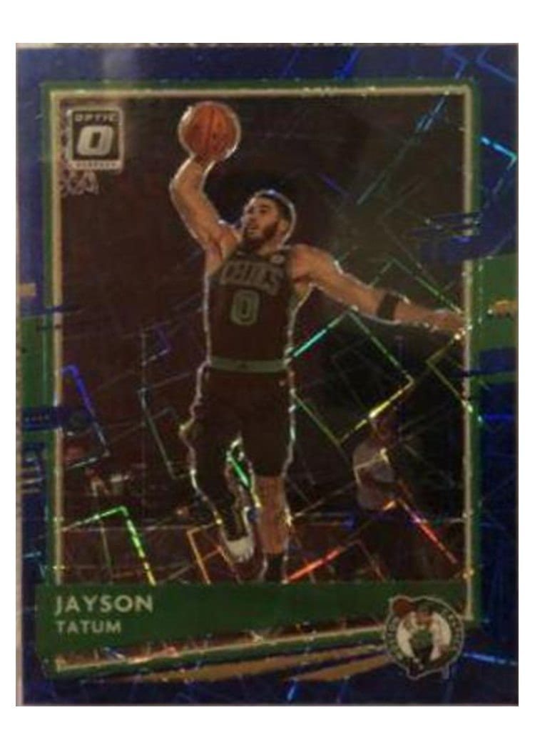 2020-21 Donruss Optic Base Set Jayson Tatum #77 card