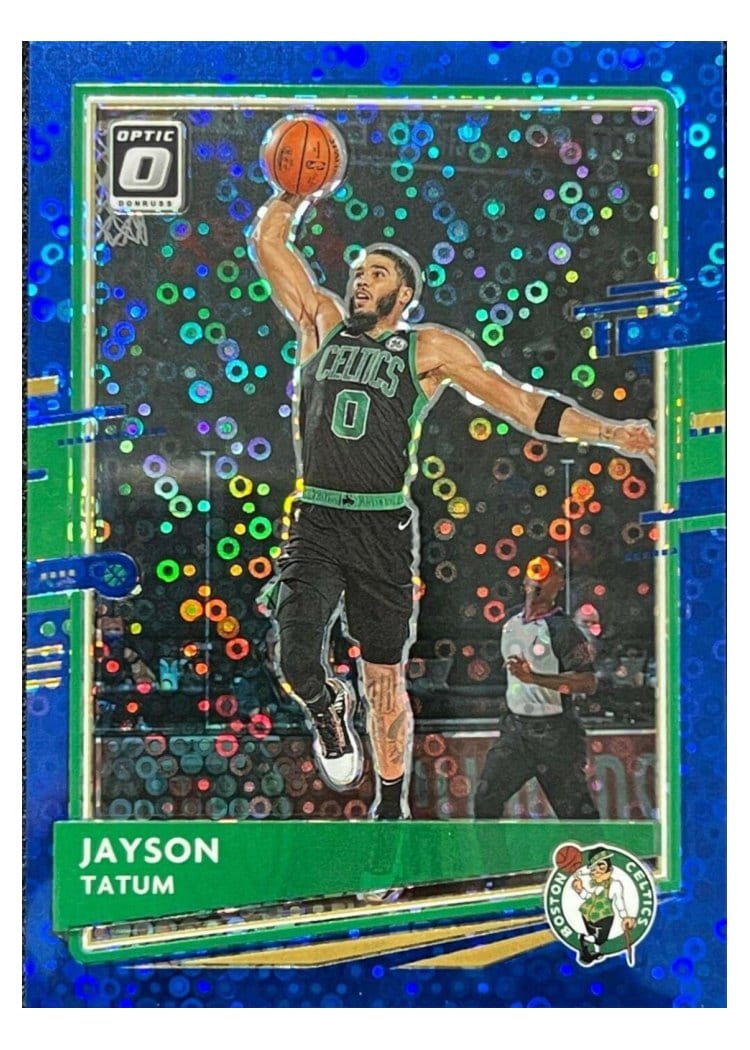 2020-21 Donruss Optic Base Set Jayson Tatum #77 card
