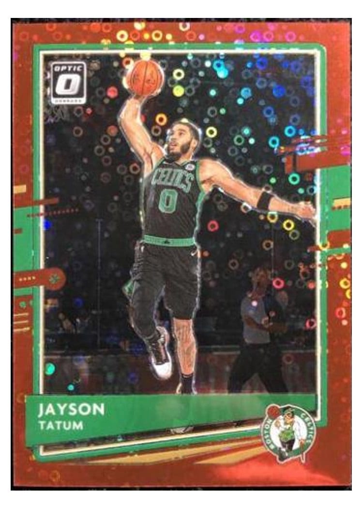 2020-21 Donruss Optic Base Set Jayson Tatum #77 card