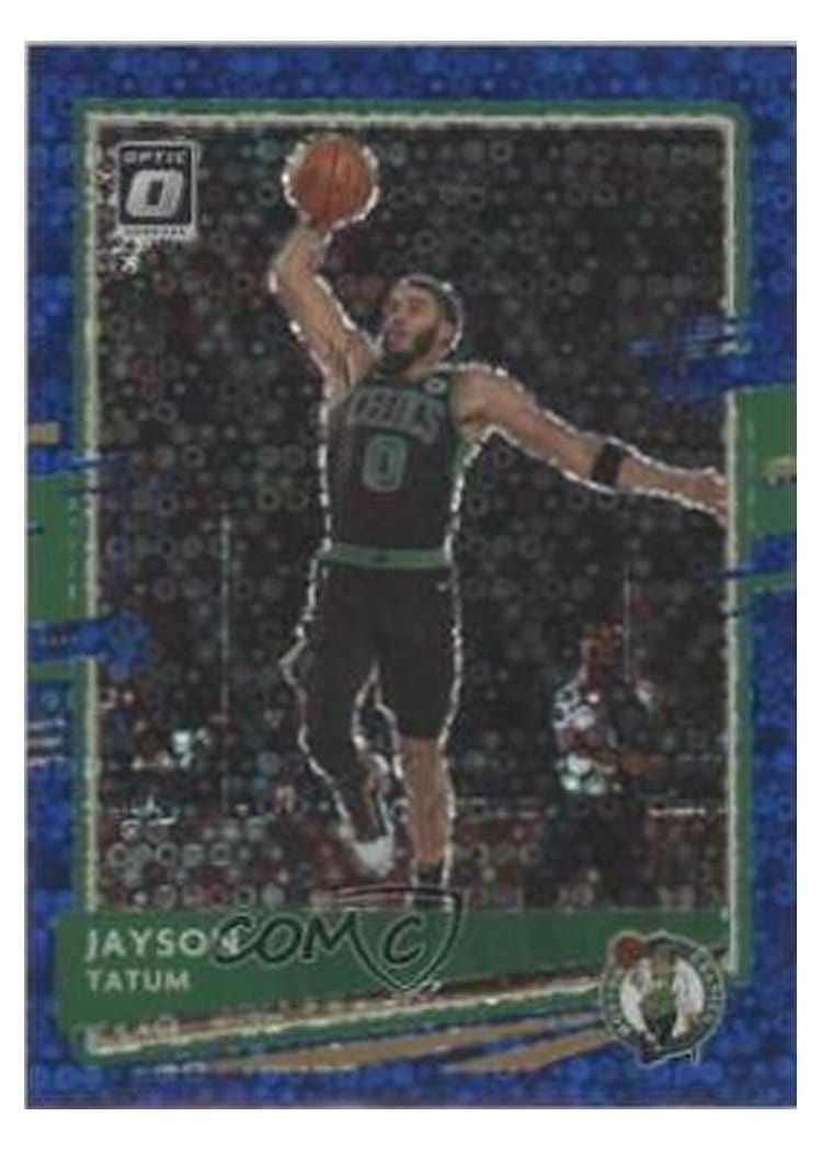 2020-21 Donruss Optic Base Set Jayson Tatum #77 card