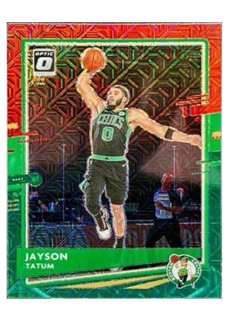 2020-21 Donruss Optic Base Set Jayson Tatum #77 card