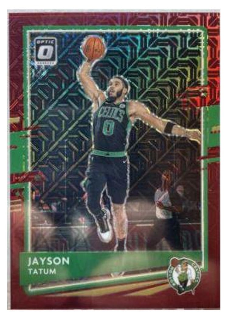 2020-21 Donruss Optic Base Set Jayson Tatum #77 card