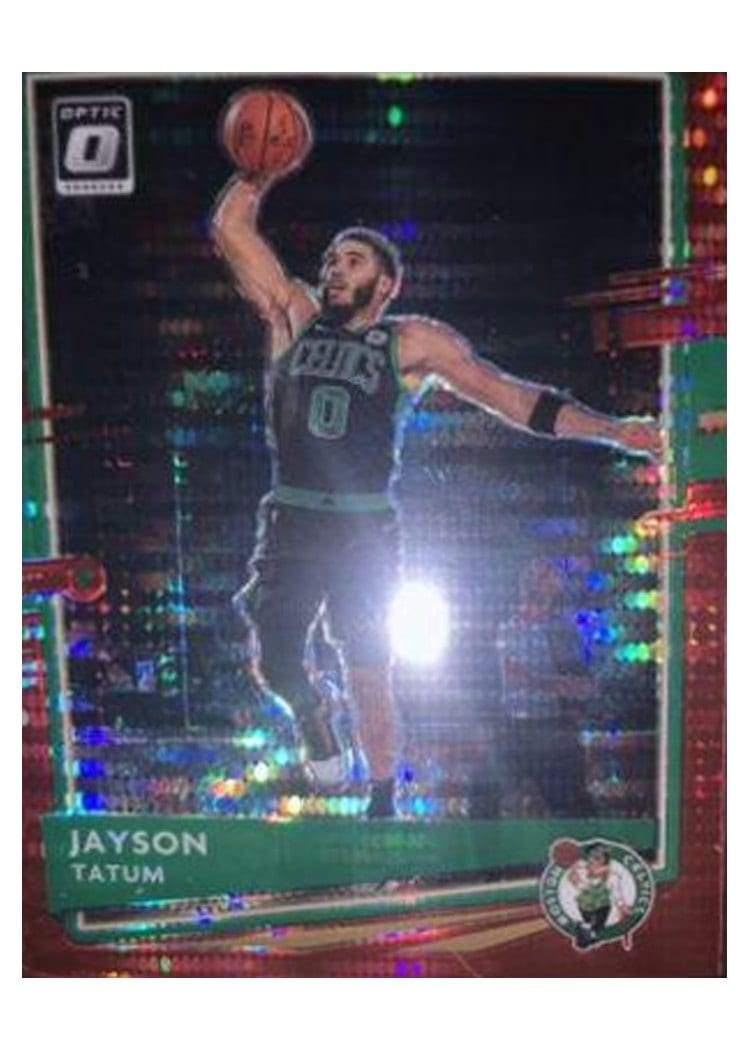 2020-21 Donruss Optic Base Set Jayson Tatum #77 card