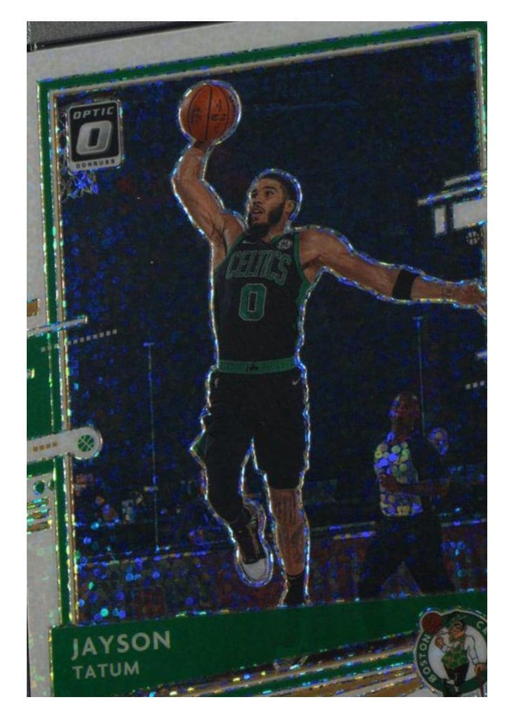 2020-21 Donruss Optic Base Set Jayson Tatum #77 card