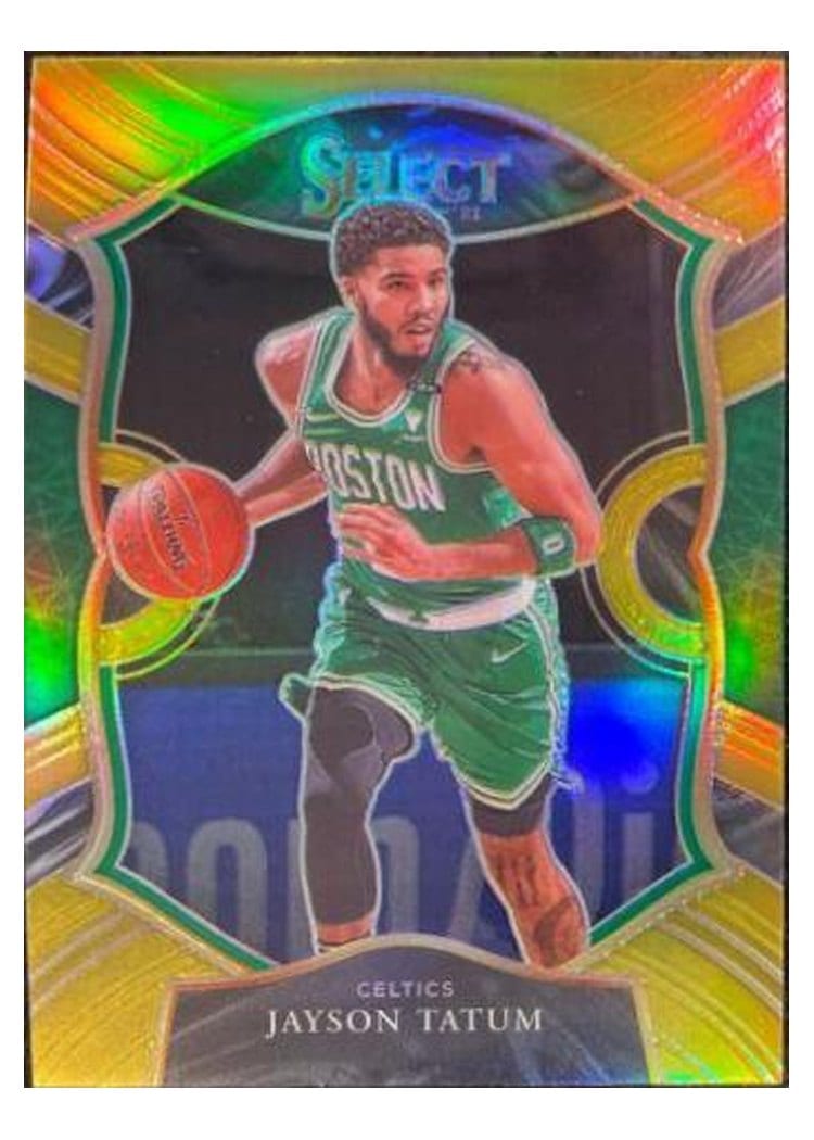 2020-21 Panini Select Base Set Jayson Tatum #41 card