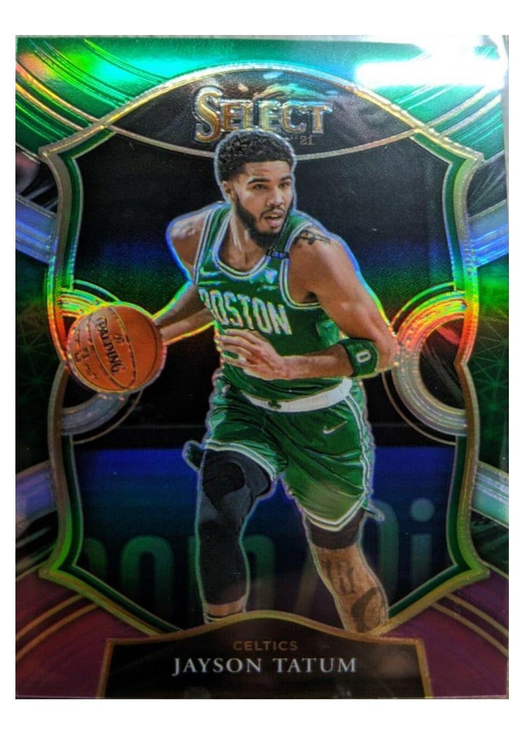 2020-21 Panini Select Base Set Jayson Tatum #41 card