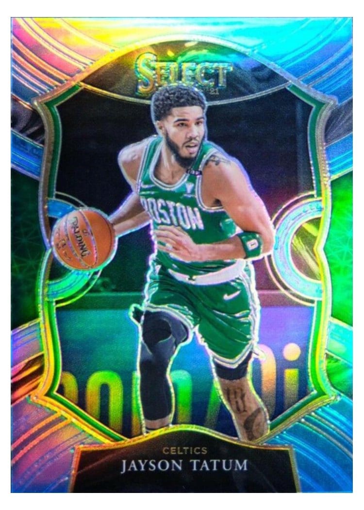 2020-21 Panini Select Base Set Jayson Tatum #41 card