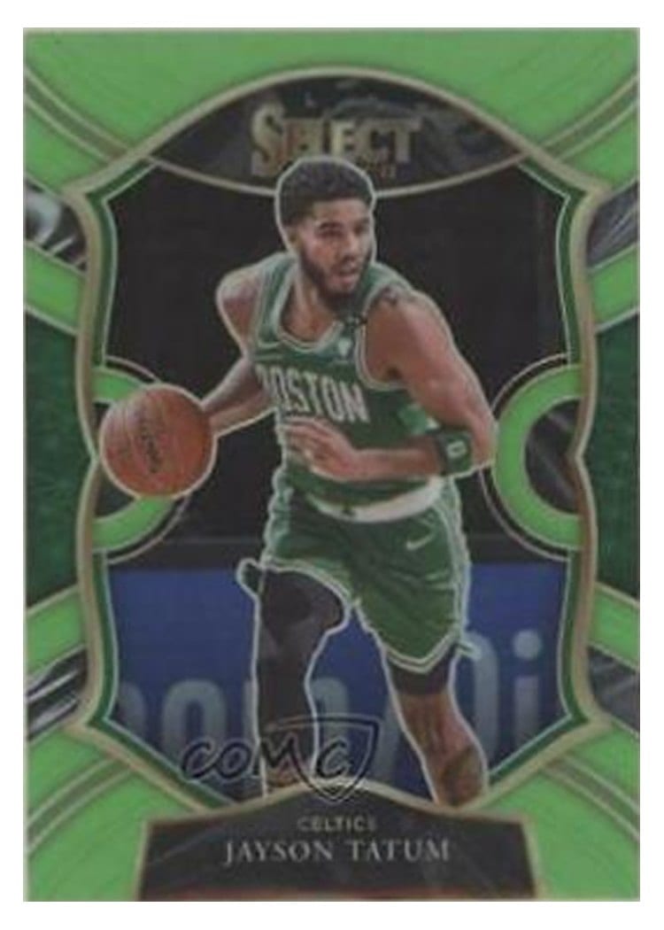 2020-21 Panini Select Base Set Jayson Tatum #41 card