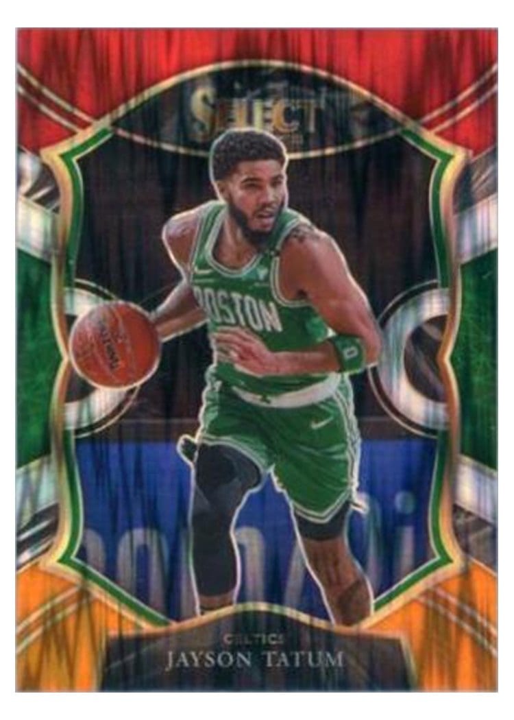 2020-21 Panini Select Base Set Jayson Tatum #41 card