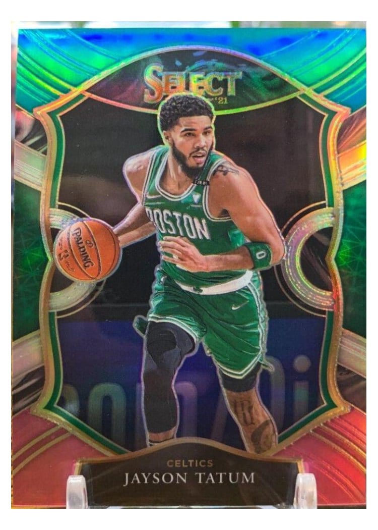 2020-21 Panini Select Base Set Jayson Tatum #41 card