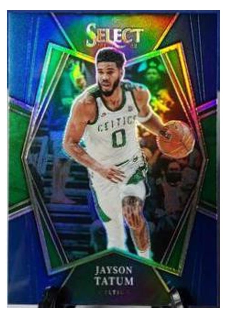 2021-22 Panini Select Base Set Jayson Tatum Silver Prizm #172 card
