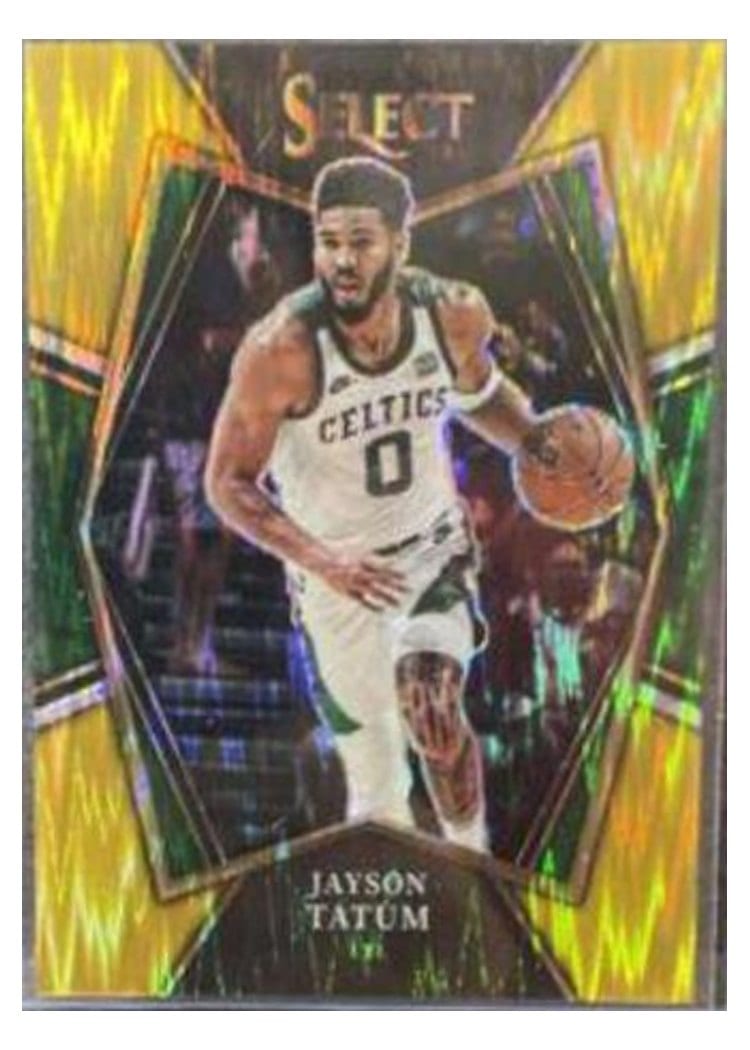 2021-22 Panini Select Base Set Jayson Tatum #206 card