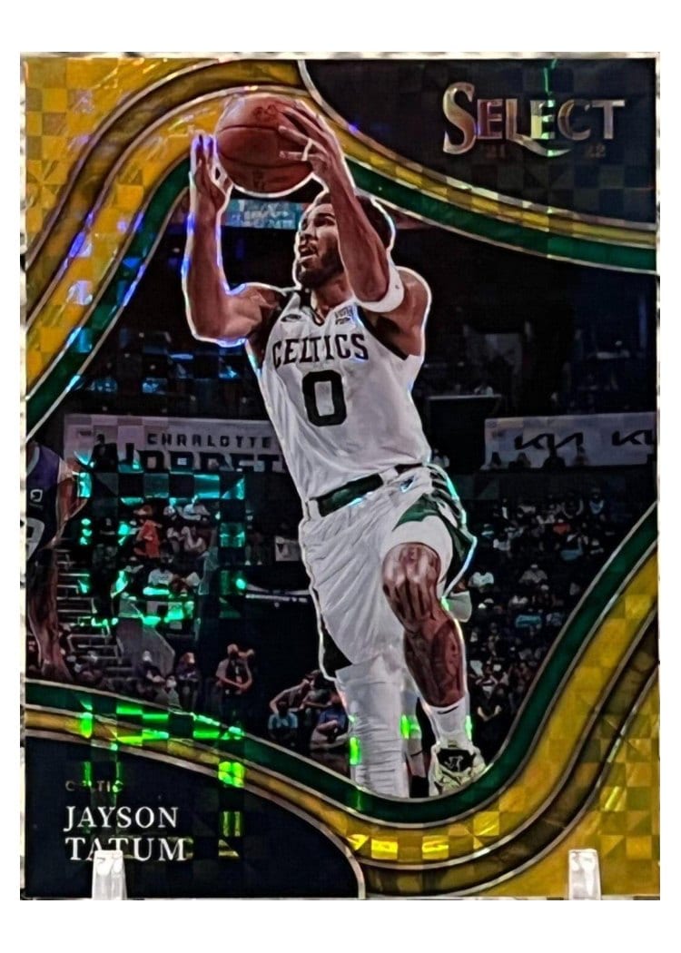 2021-22 Panini Select Base Set Jayson Tatum #206 card