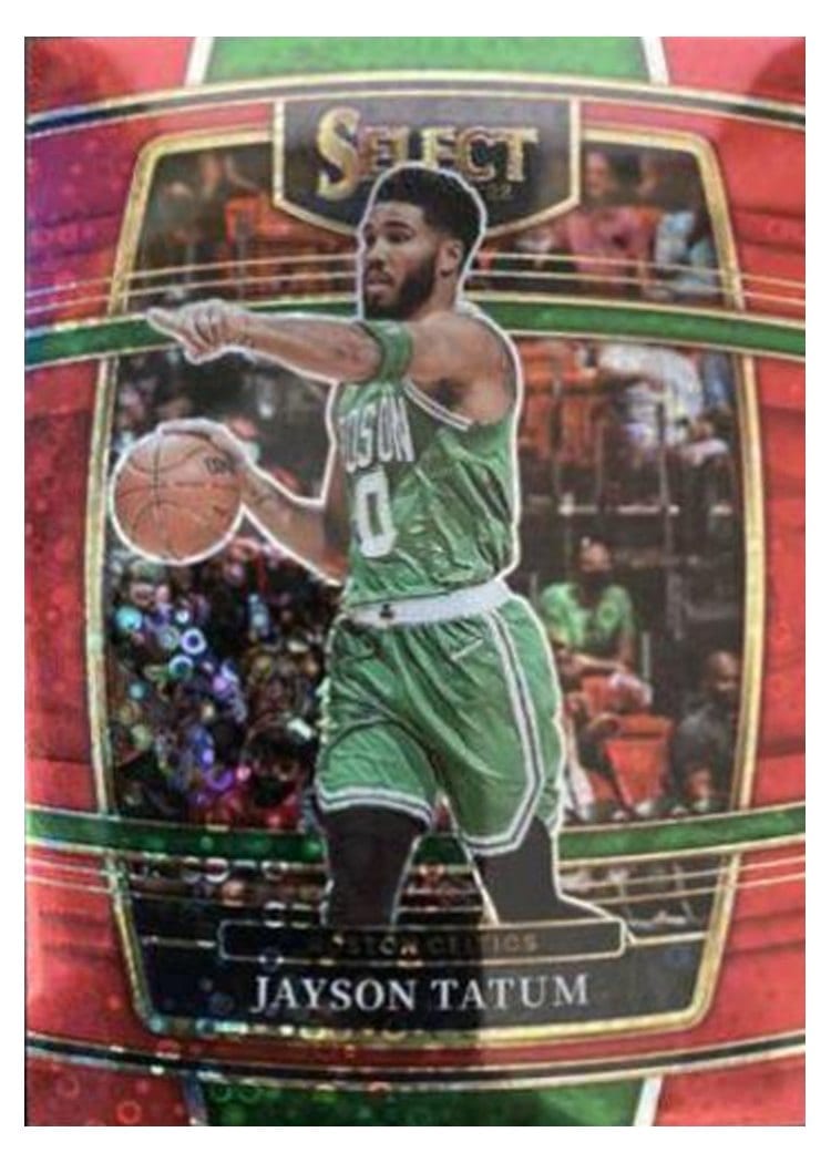 2021-22 Panini Select Base Set Jayson Tatum #206 card
