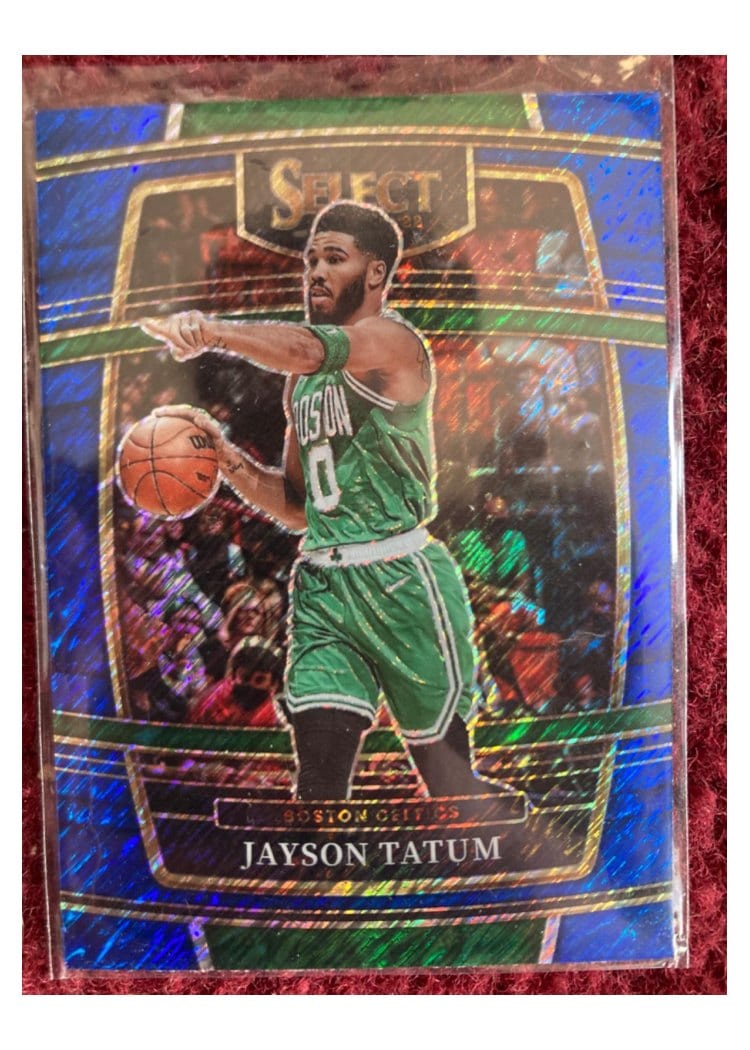 2021-22 Panini Select Base Set Jayson Tatum #77 card