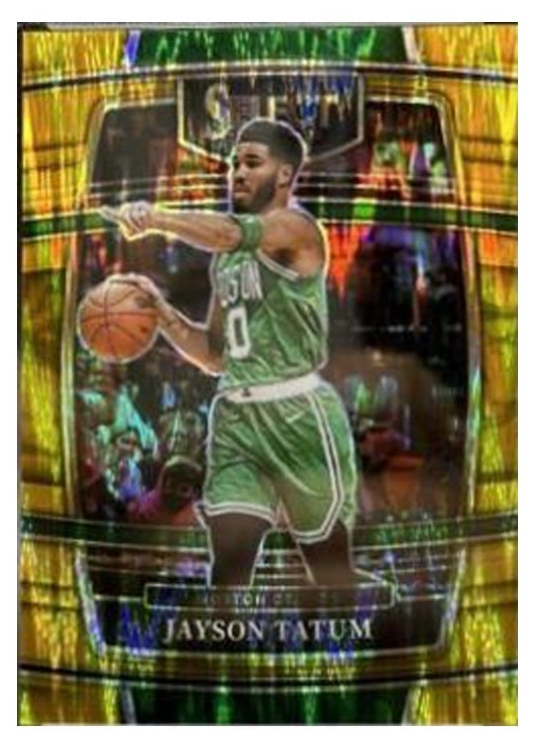 2021-22 Panini Select Base Set Jayson Tatum #77 card