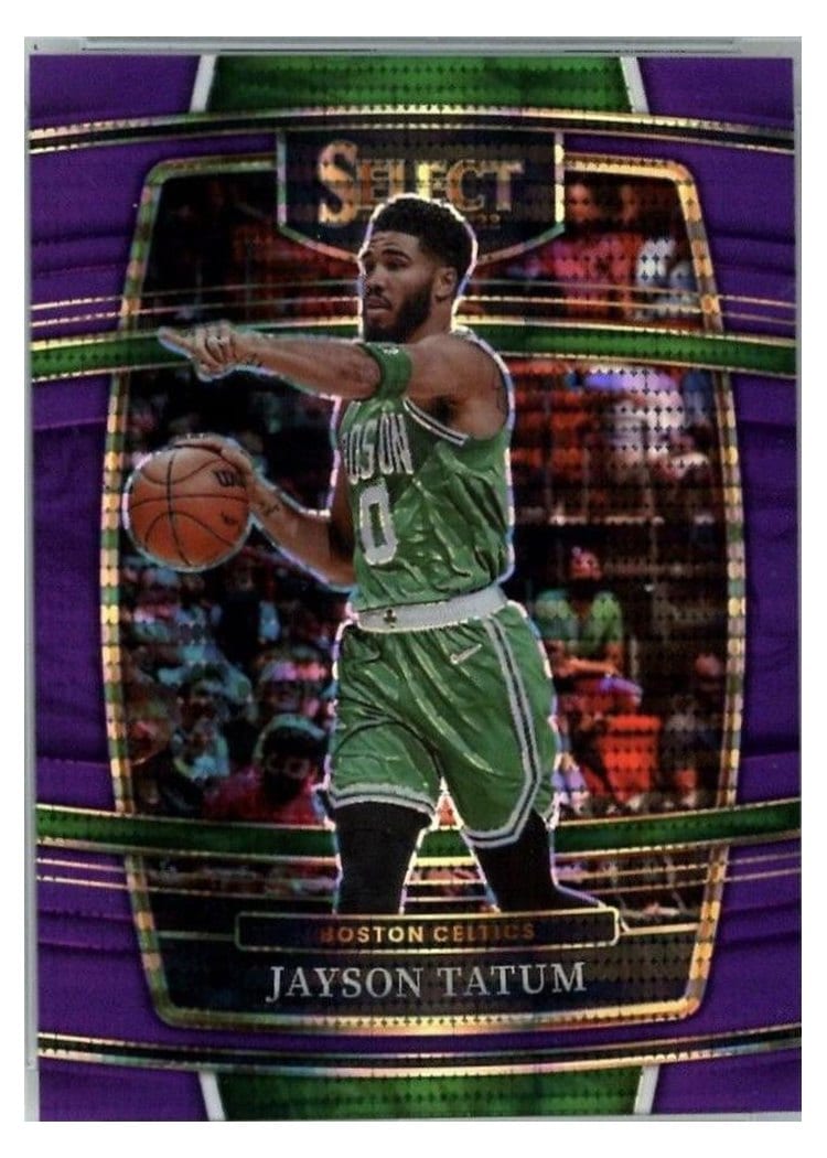 2021-22 Panini Select Base Set Jayson Tatum #77 card