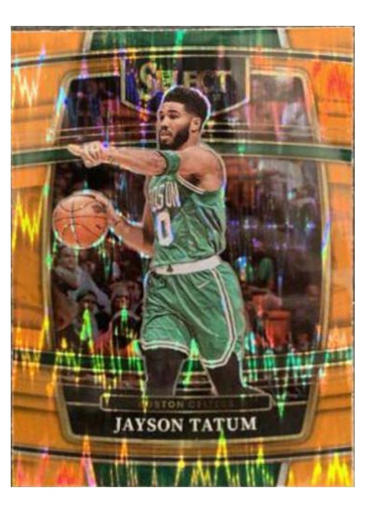 2021-22 Panini Select Base Set Jayson Tatum #77 card