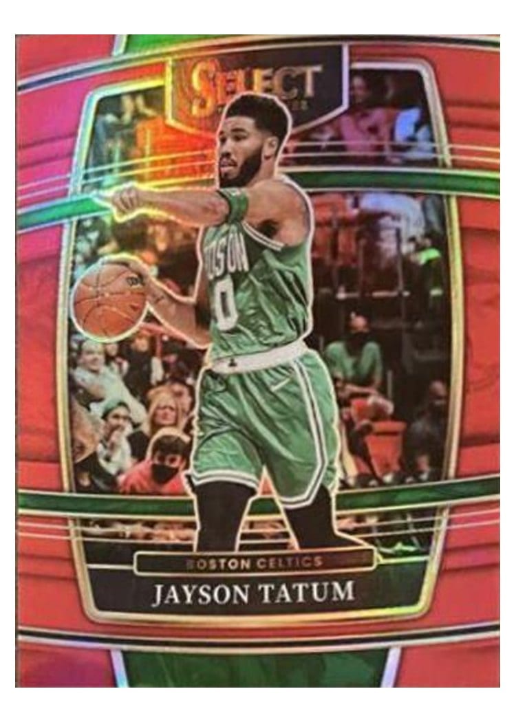 2021-22 Panini Select Base Set Jayson Tatum #77 card