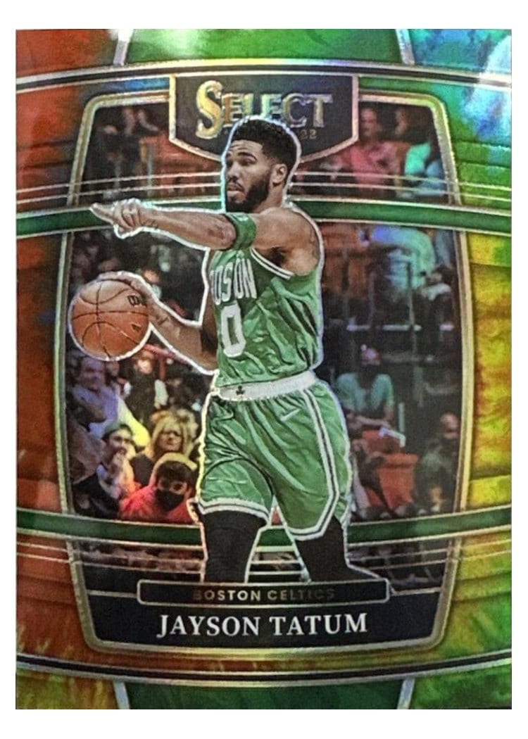 2021-22 Panini Select Base Set Jayson Tatum #77 card