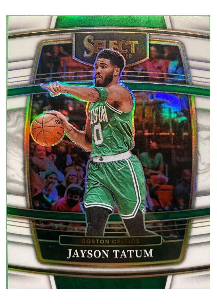 2021-22 Panini Select Base Set Jayson Tatum #77 card