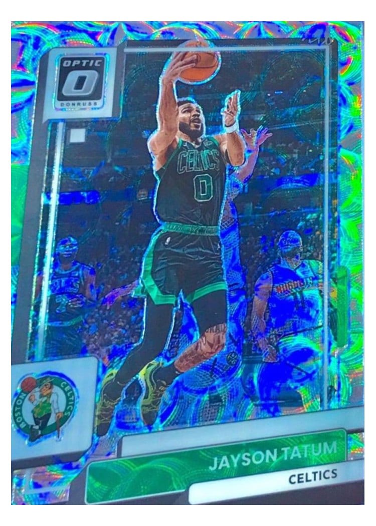 2022-23 Donruss Optic Base Set Jayson Tatum #8 card