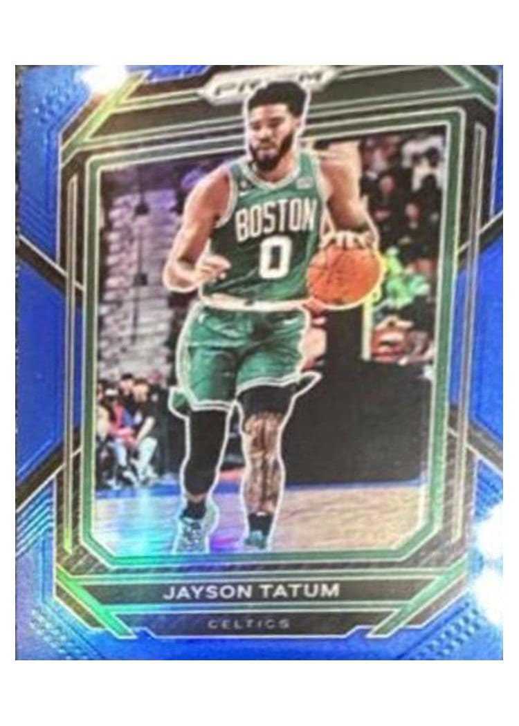 2022-23 Panini Prizm Base Set Jayson Tatum #17 card