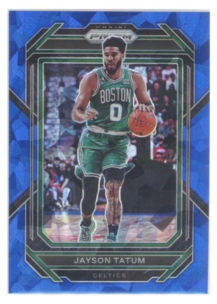 2022-23 Panini Prizm Base Set Jayson Tatum #17 card