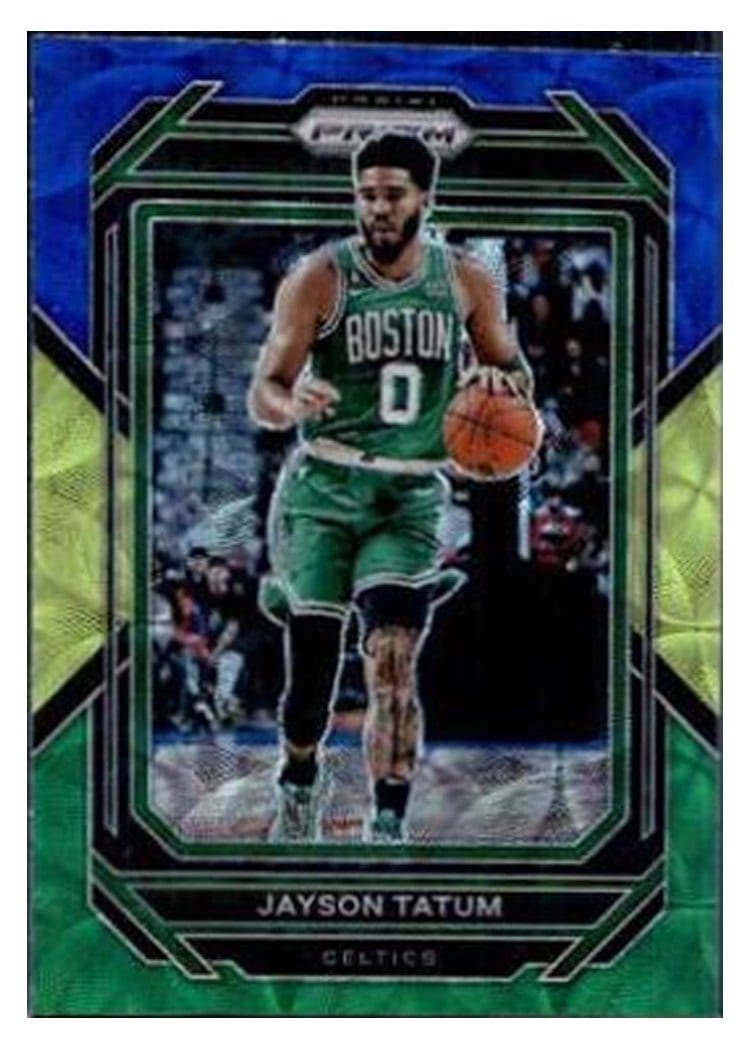 2022-23 Panini Prizm Base Set Jayson Tatum #17 card