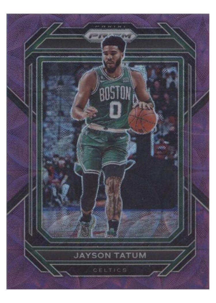 2022-23 Panini Prizm Base Set Jayson Tatum #17 card