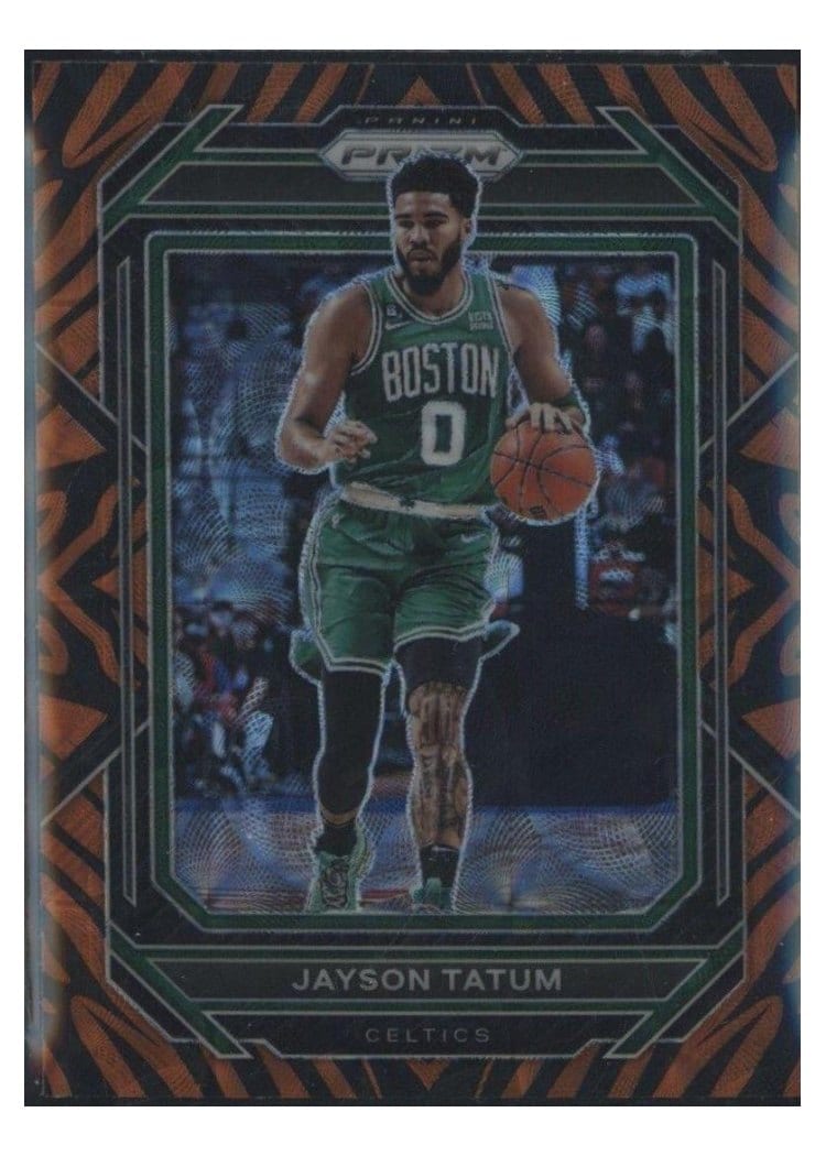 2022-23 Panini Prizm Base Set Jayson Tatum #17 card