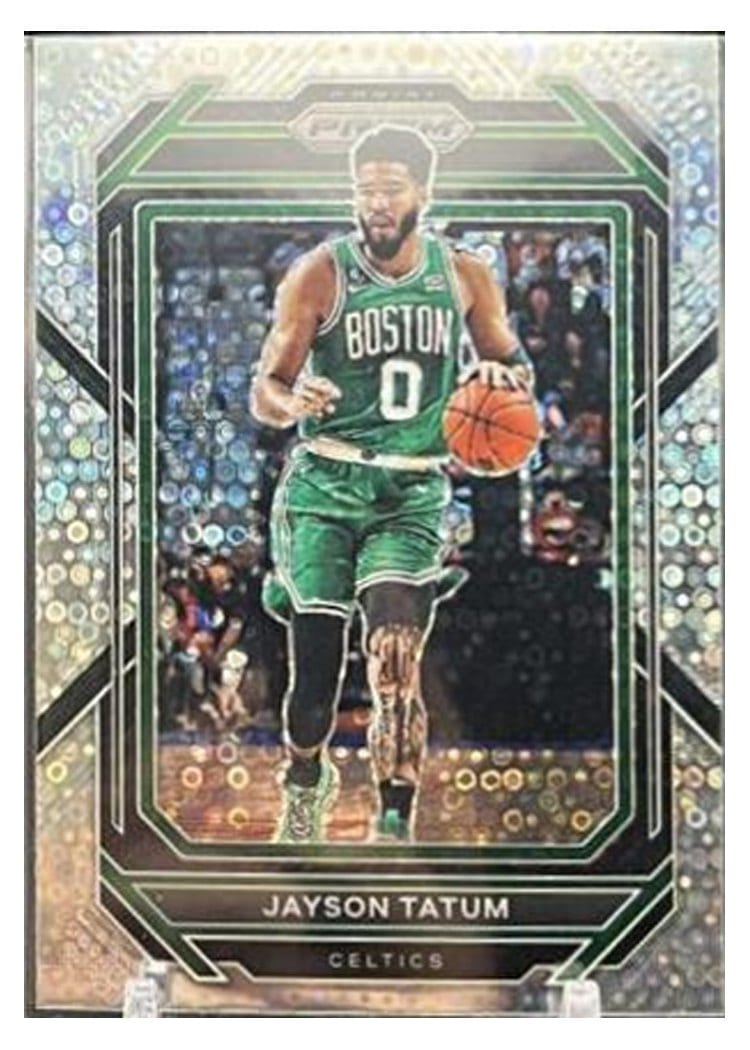 2022-23 Panini Prizm Base Set Jayson Tatum #17 card