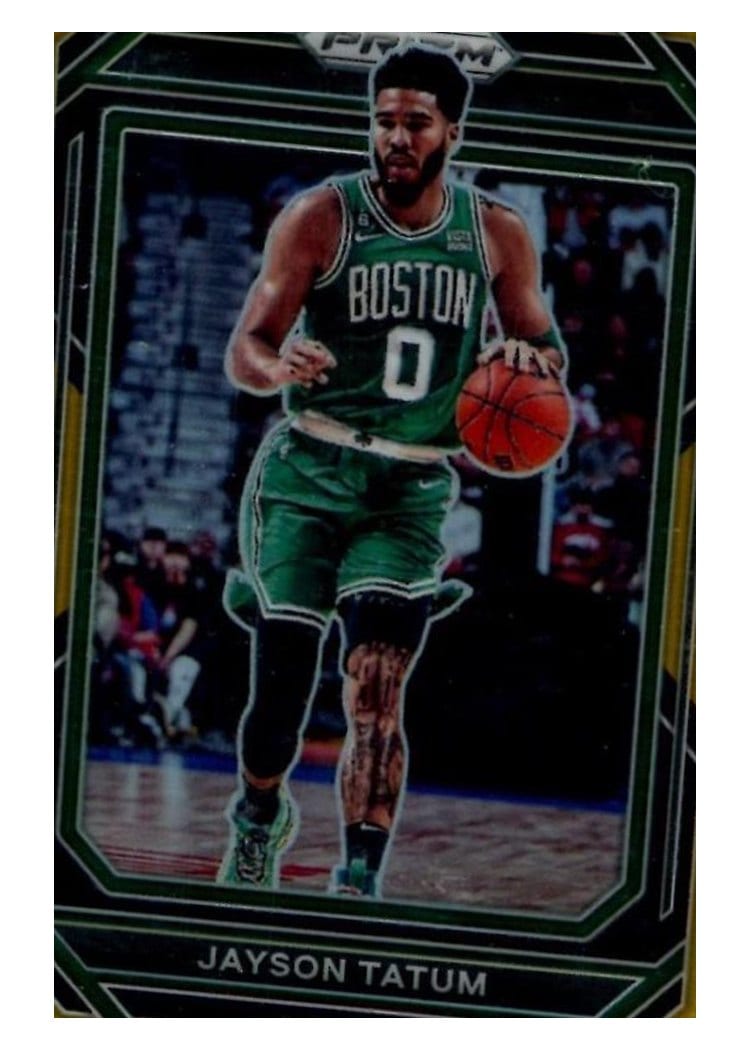2022-23 Panini Prizm Base Set Jayson Tatum #17 card