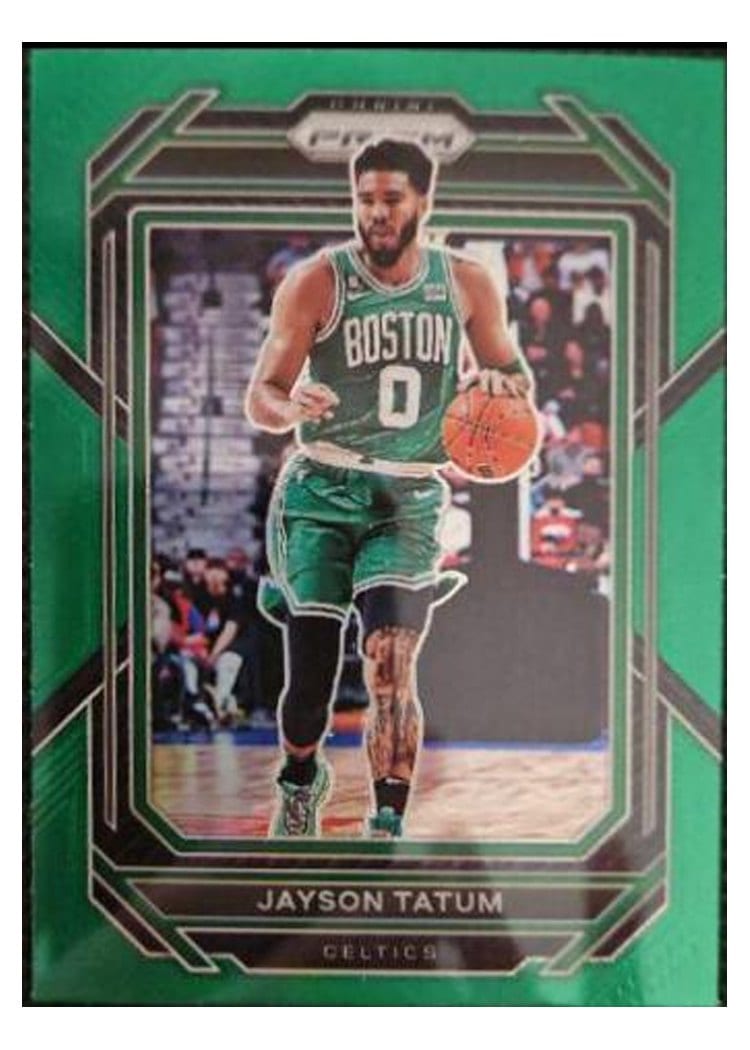 2022-23 Panini Prizm Base Set Jayson Tatum #17 card