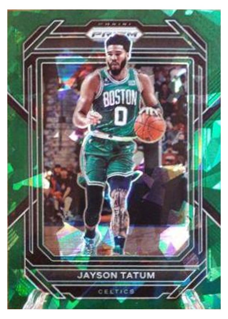 2022-23 Panini Prizm Base Set Jayson Tatum #17 card