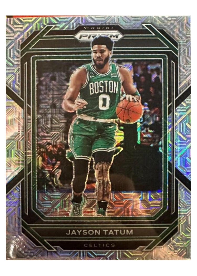 2022-23 Panini Prizm Base Set Jayson Tatum #17 card