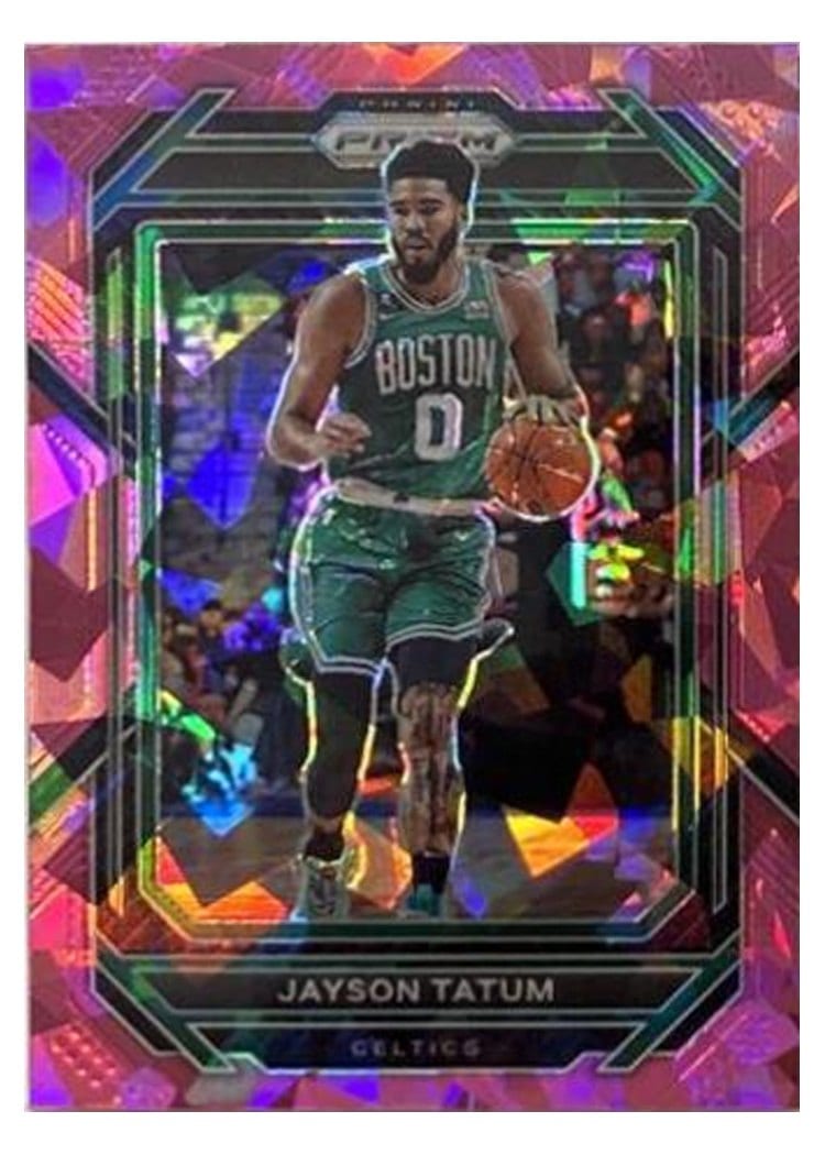 2022-23 Panini Prizm Base Set Jayson Tatum #17 card