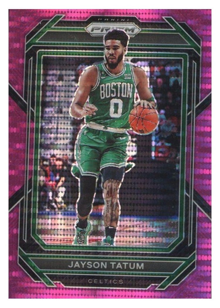 2022-23 Panini Prizm Base Set Jayson Tatum #17 card