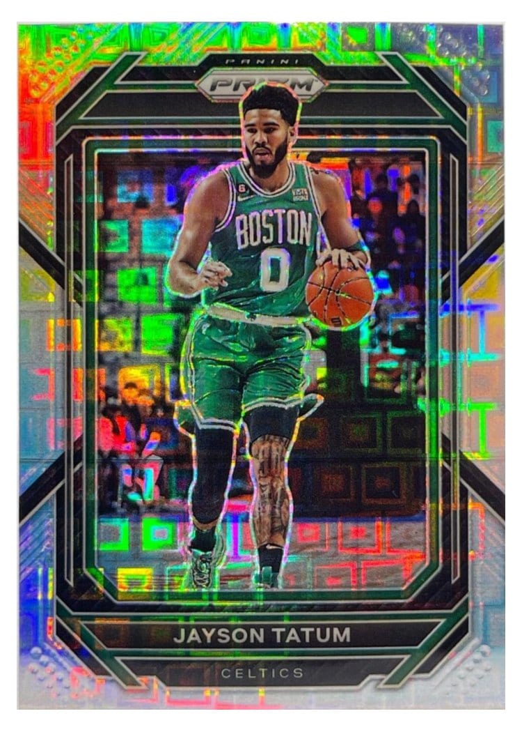 2022-23 Panini Prizm Base Set Jayson Tatum #17 card